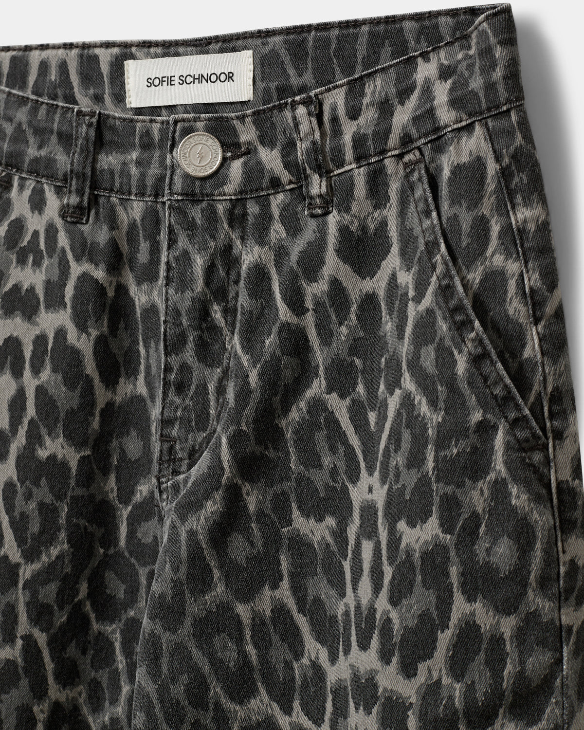 Sofie Schnoor YOUNG SIENNASY TROUSERS Trousers 9085 Grey leopard