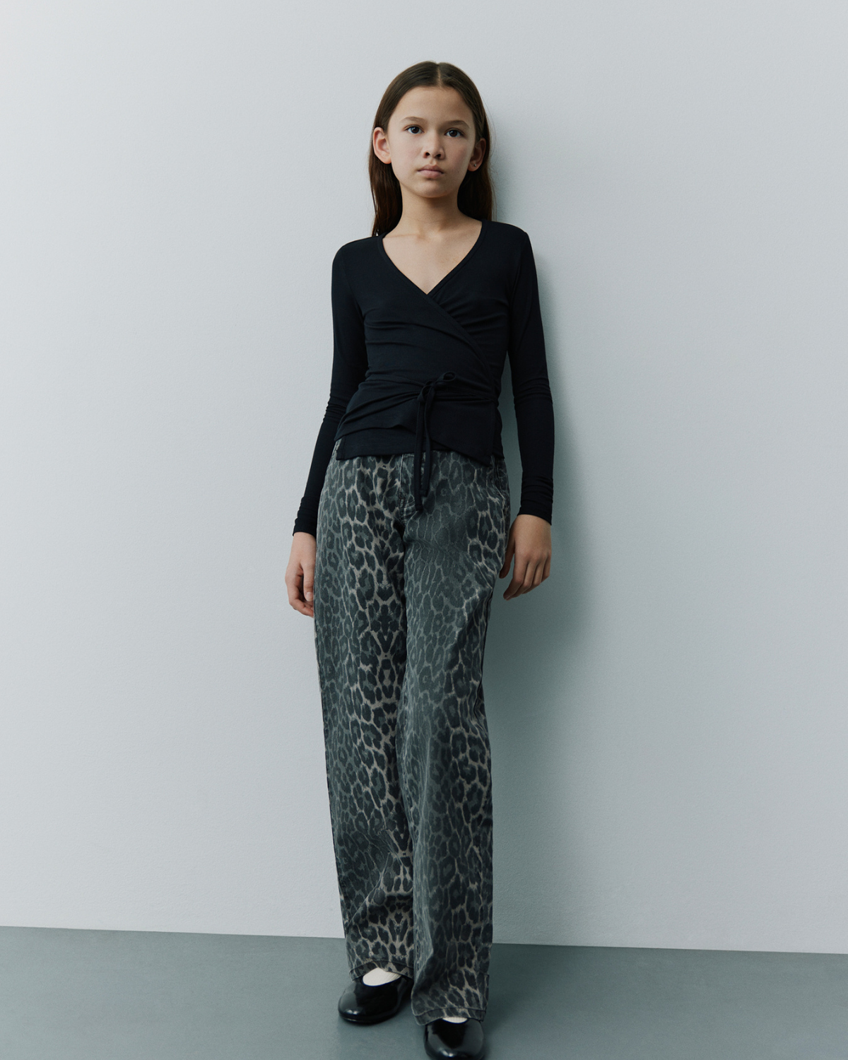 Sofie Schnoor YOUNG SIENNASY TROUSERS Trousers 9085 Grey leopard