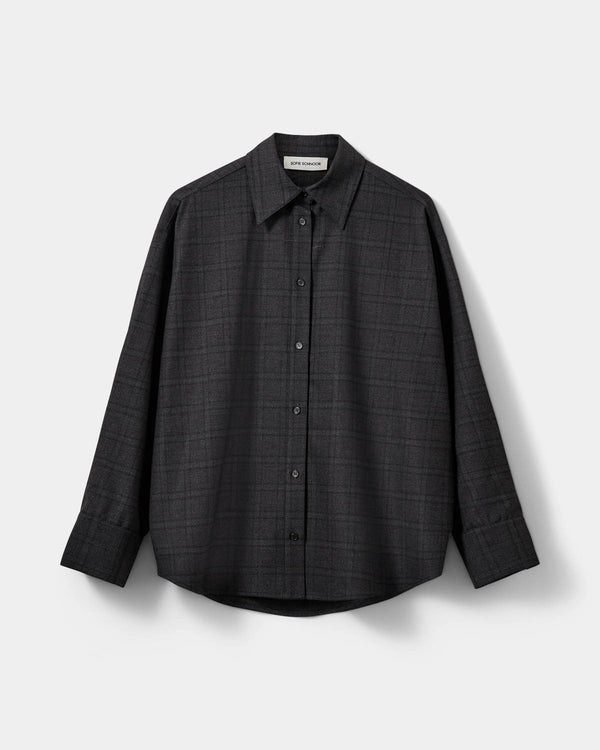 Sofie Schnoor WOMEN SIMASW OVERRSIZED SKJORTE Skjorte 8040 Grey check