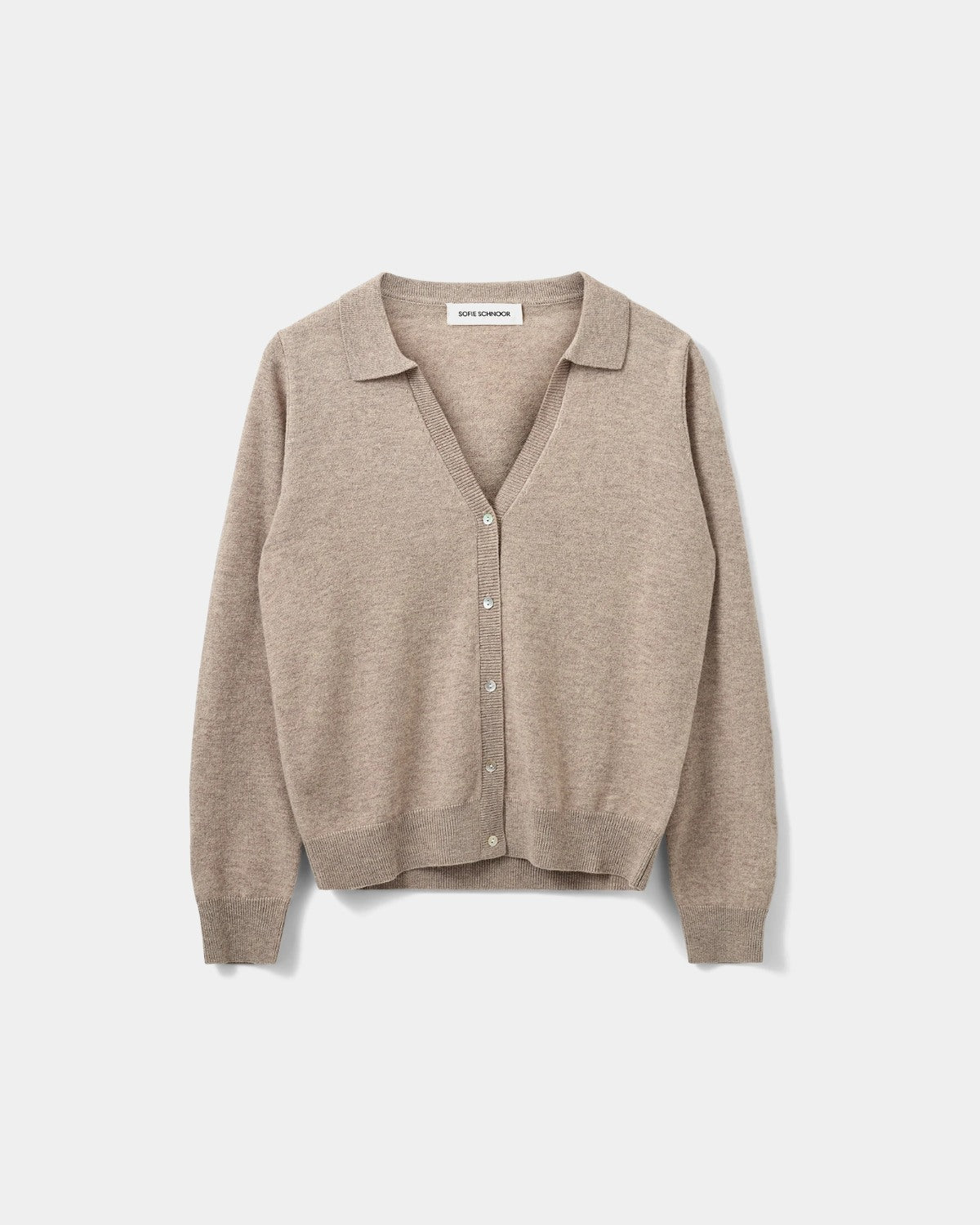 Sofie Schnoor WOMEN SKYLARSW CARDIGAN Cardigan 7071 Brown melange
