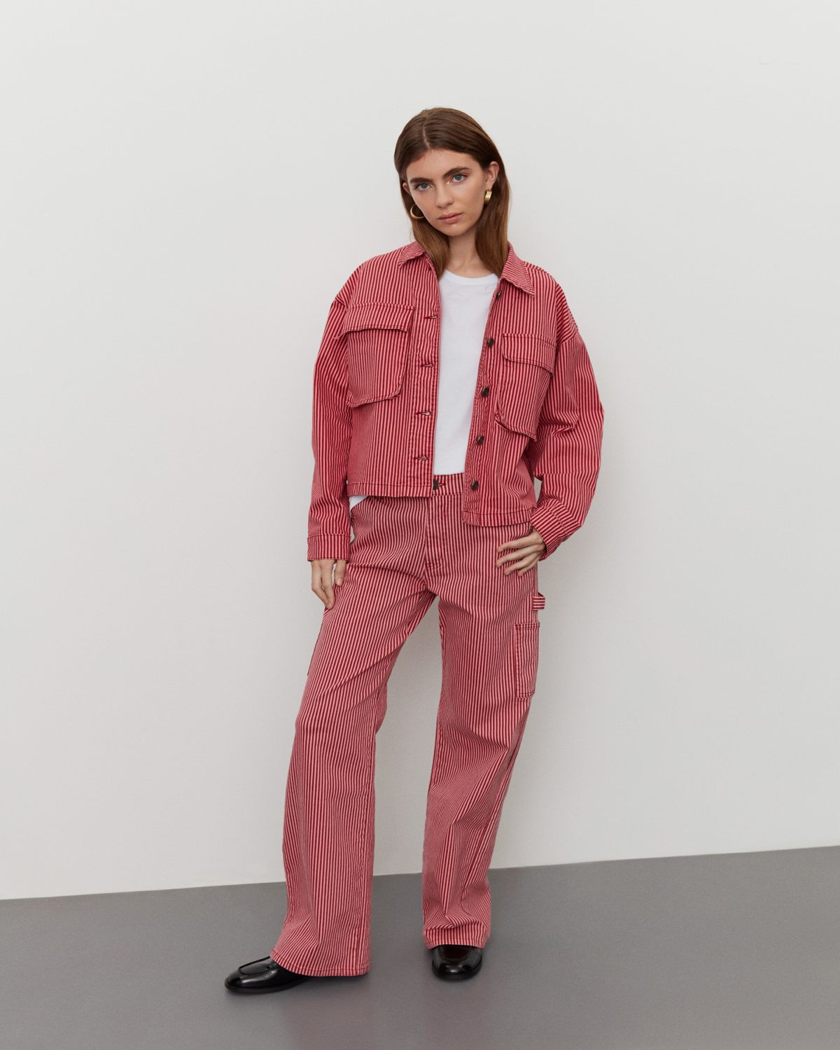 SNOS250-Trousers-Red Striped