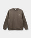 SNOS400-Sweatshirt-Middle Brown