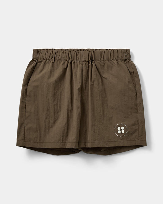 SNOS410-Shorts-Middle Brown