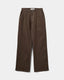 SNOS523-Trousers-Dark brown