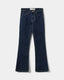 SOFIASY TROUSERS - Dark denim blue