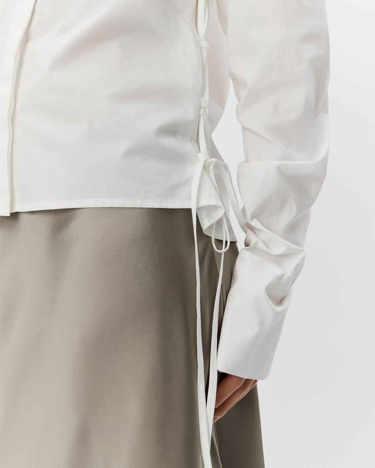 Sofie Schnoor WOMEN SOFIRASW SATIN SLIP NEDERDEL Nederdel 3072 Dusty green