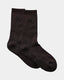 SOFSPO GLITTER SOCKS - Dark brown