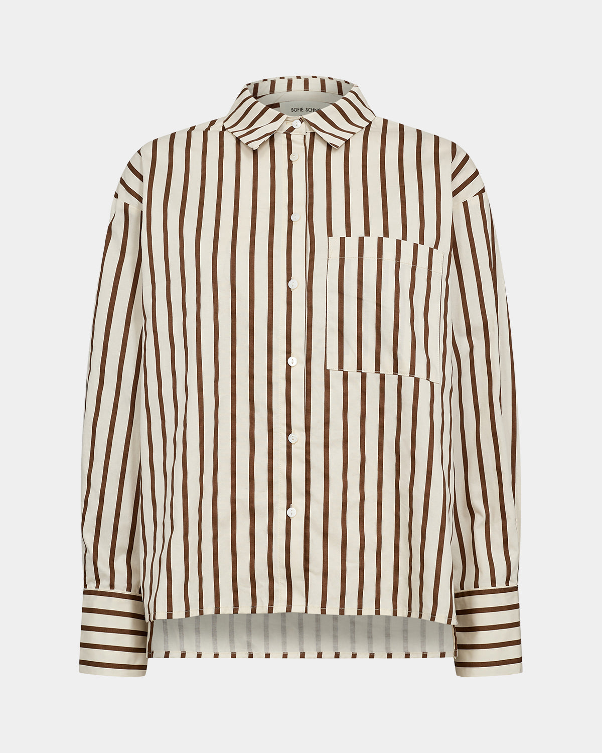 Sofie Schnoor WOMEN SOIASW SHIRT Shirt 7113 Brown Striped