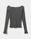 SOMASY BLOUSE - Black striped