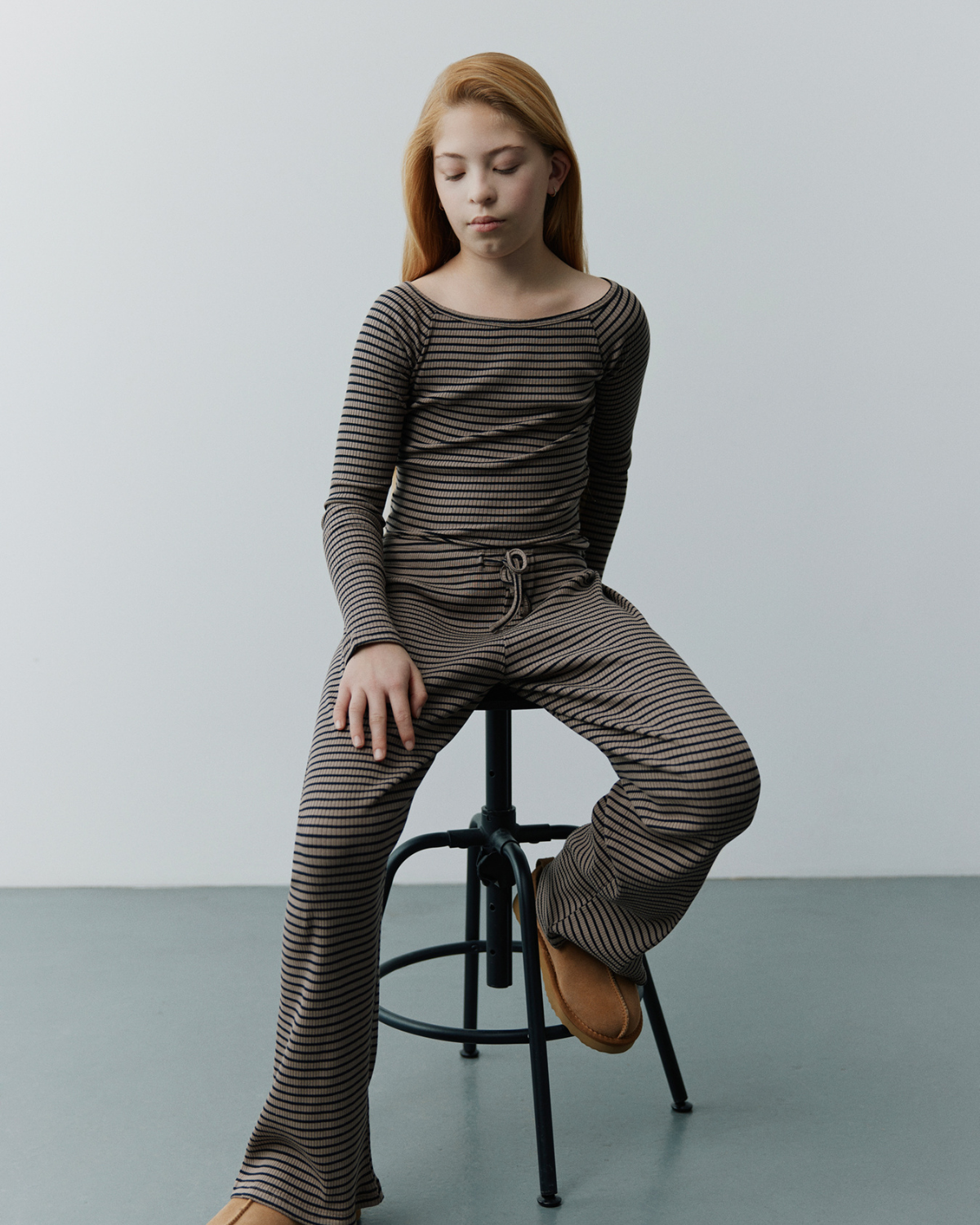 Sofie Schnoor YOUNG SOMASY BLOUSE Blouse 7113 Brown Striped
