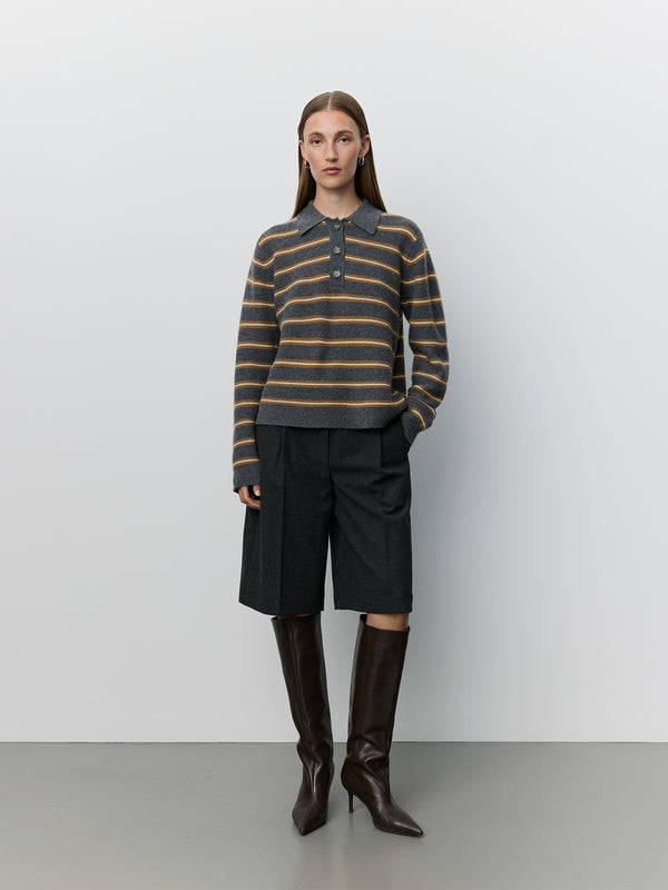 STORMASW STRIPED KNIT POLO