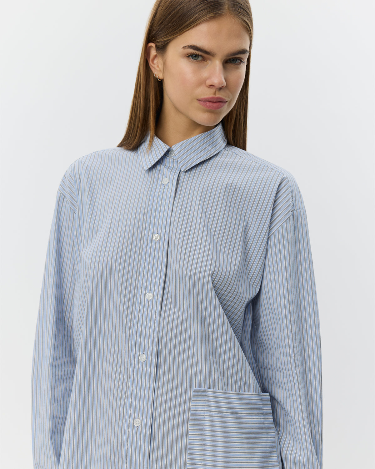 Sofie Schnoor WOMEN SYLVIESW SKJORTE Skjorte 5094 Light Blue striped