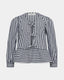 RHODASY SHIRT - Dark Grey Striped