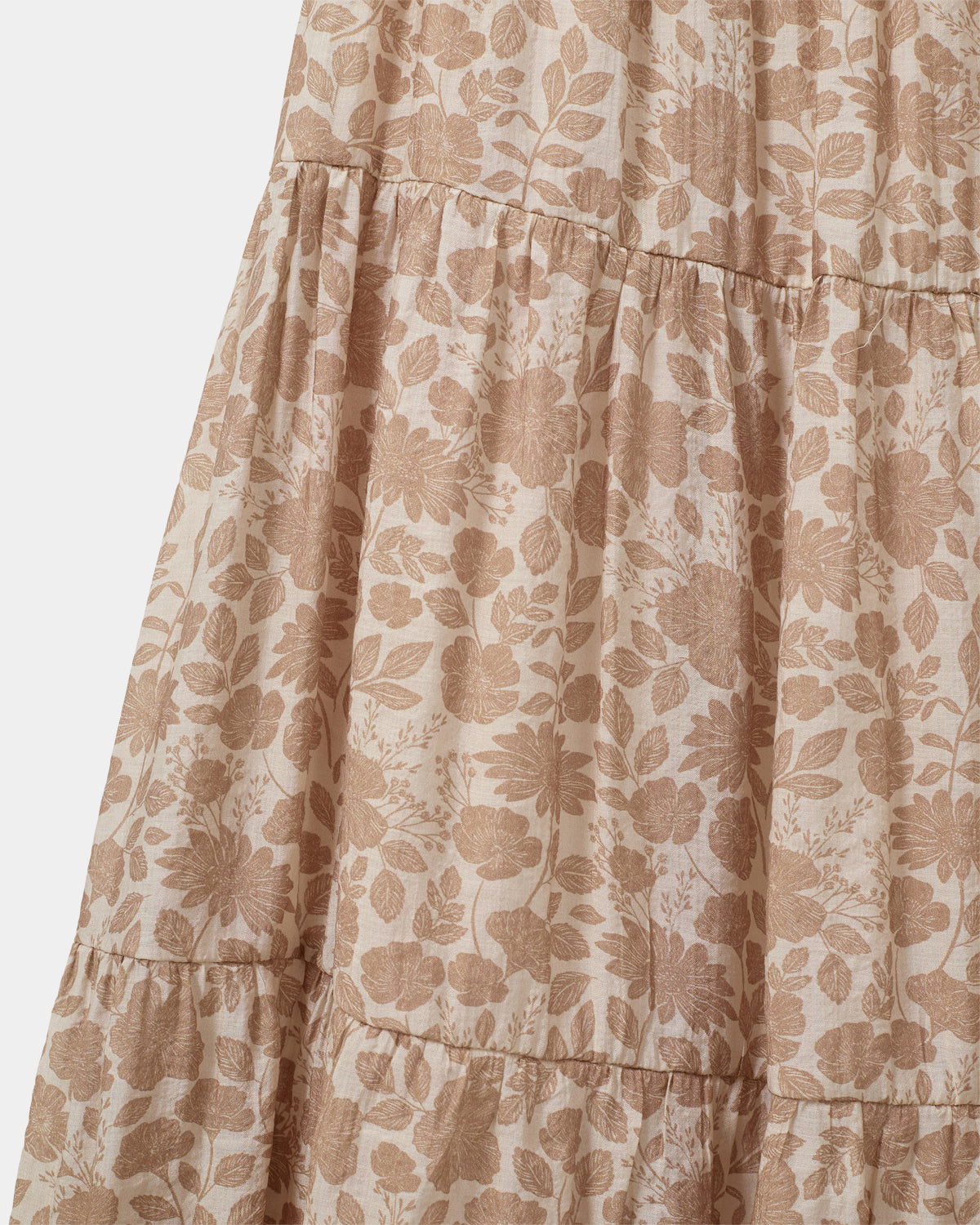 Sofie Schnoor YOUNG VIVISY NEDERDEL Nederdel 9135AOP Flower soft brown