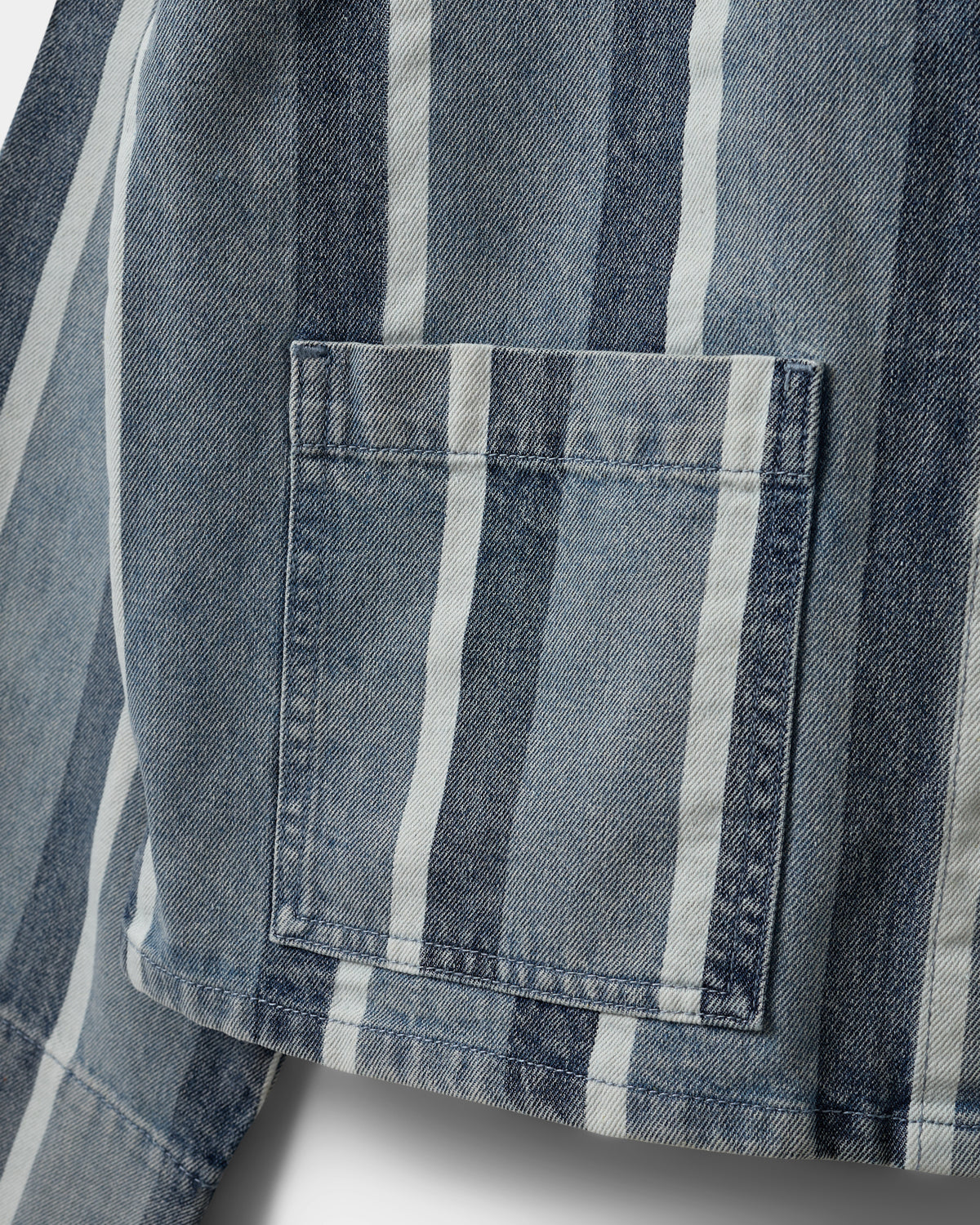 Sofie Schnoor WOMEN TAZASW STRIPET DENIM JAKKE Jakke 5127 Blue&White Denim Stripe