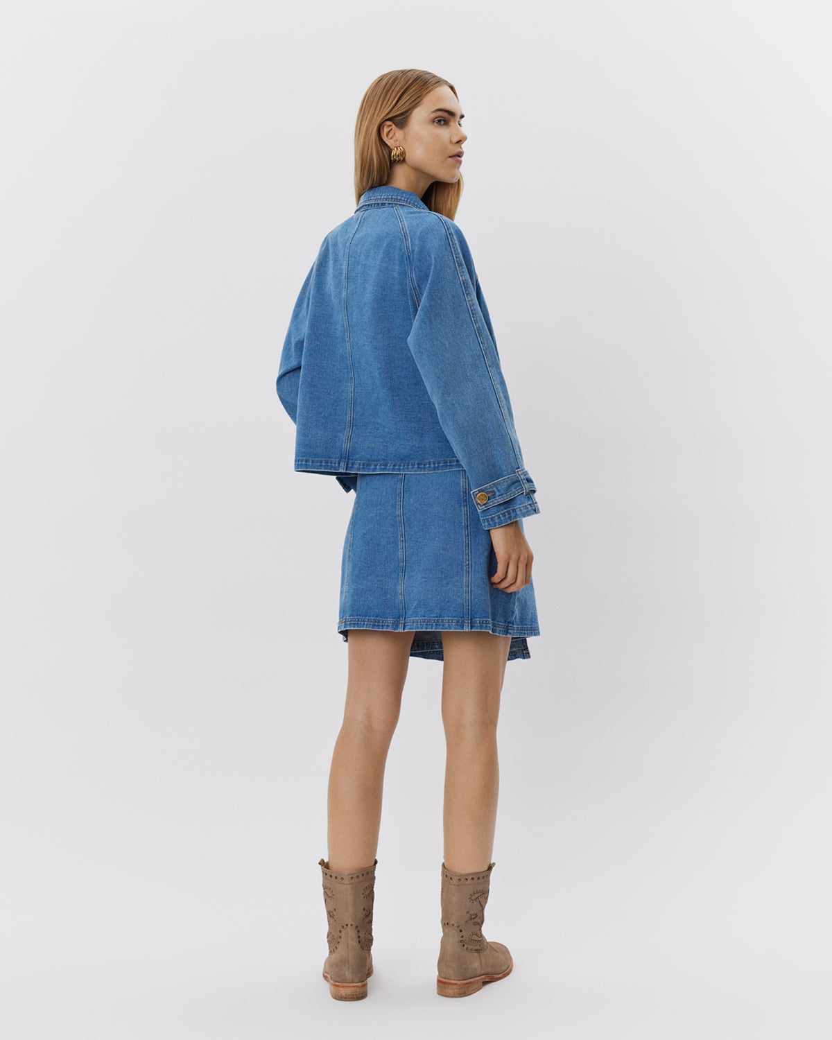 THINASW SKIRT Nederdel - 5002 Denim blue | Sofie Schnoor