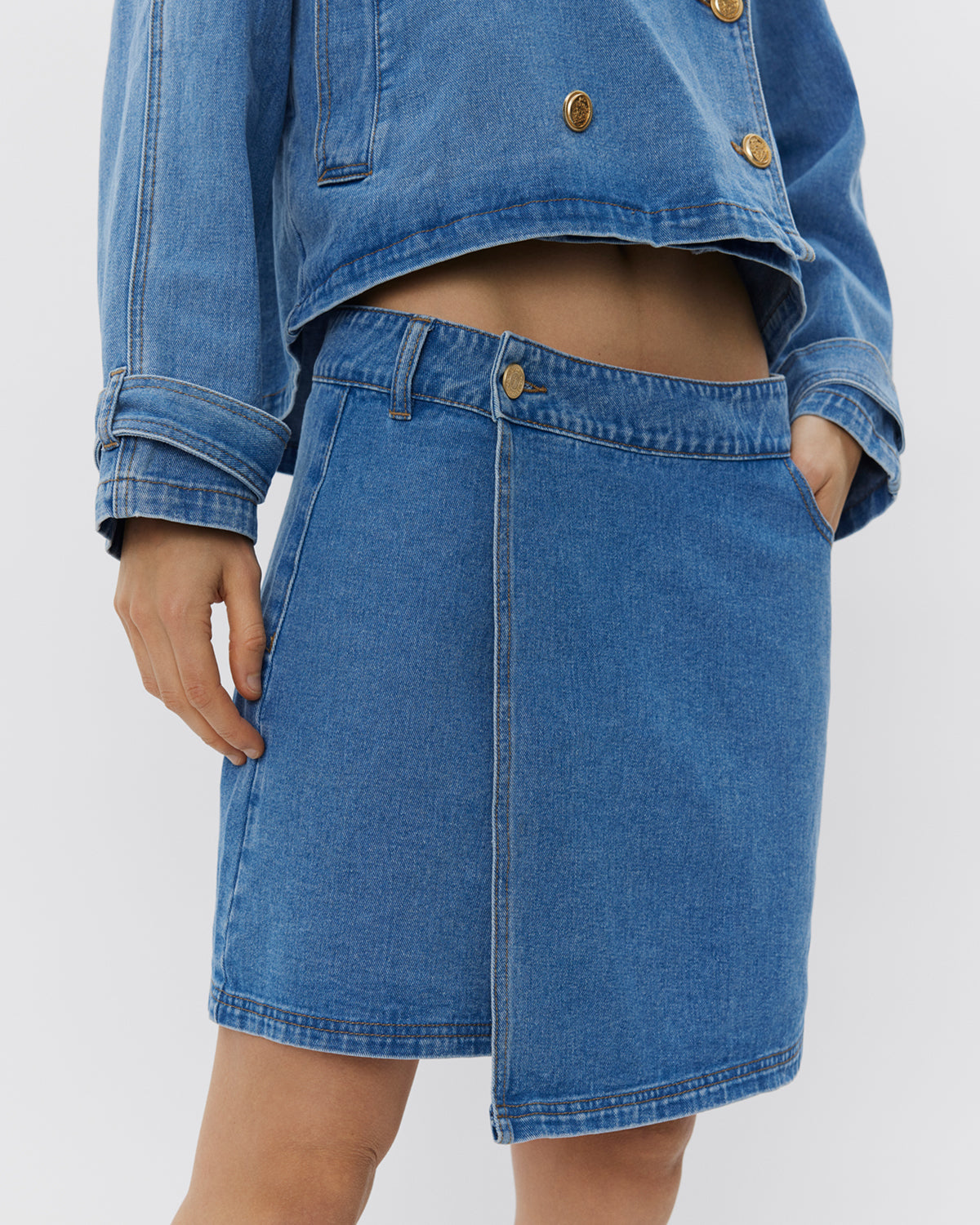 THINASW SKIRT Nederdel - 5002 Denim blue | Sofie Schnoor