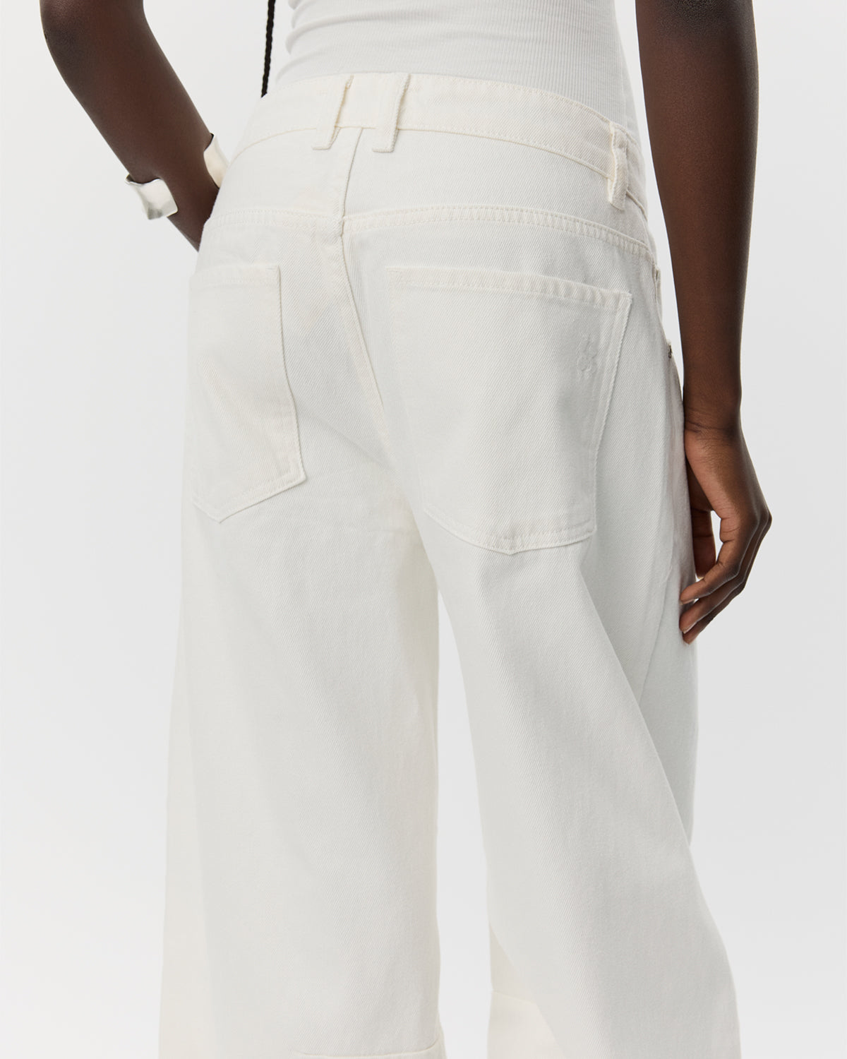 Sofie Schnoor WOMEN TOMARSW TROUSERS Jeans 0108 Off White