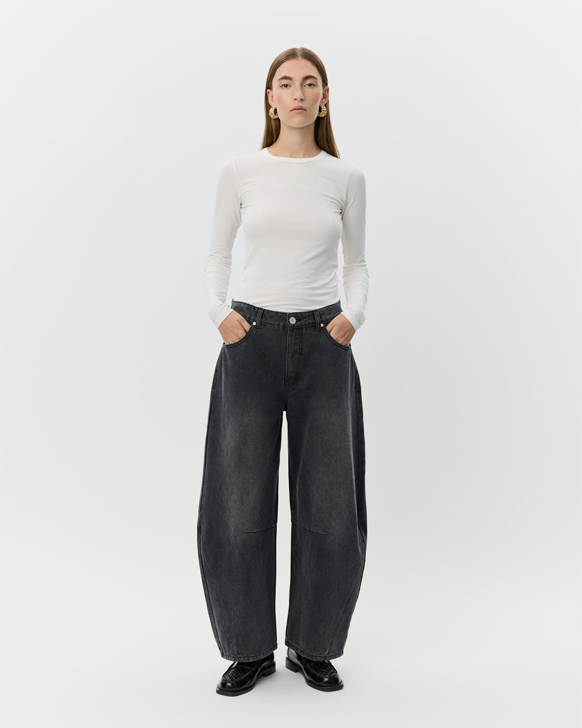 Sofie Schnoor WOMEN TOMARSW TROUSERS Jeans 1015 Washed black
