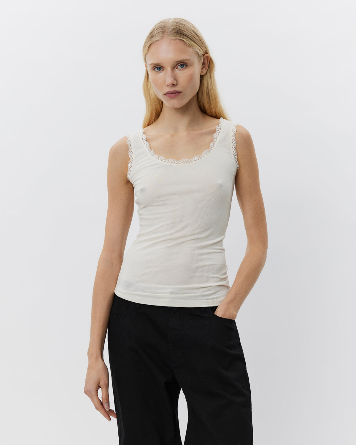 Sofie Schnoor WOMEN ULRIKKESW TOP Top 0109 Off White