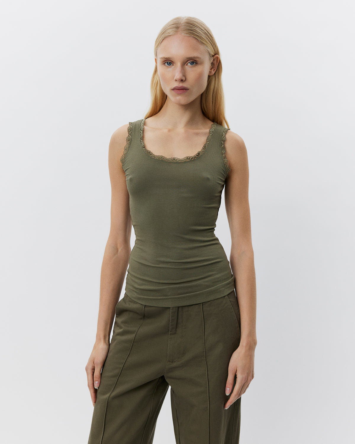 Sofie Schnoor WOMEN ULRIKKESW TOP Top 3061 Army Green