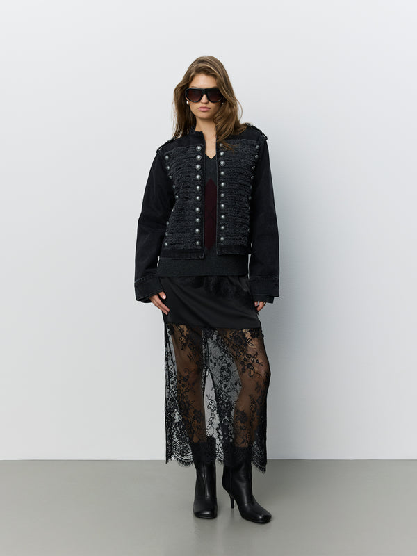 VALETTESW DENIM HUSSAR JACKET