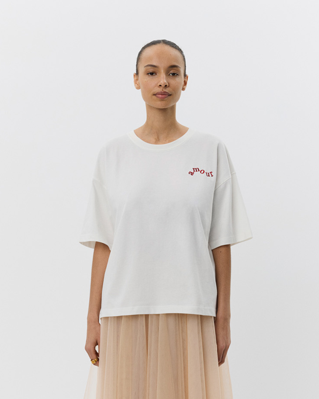 Sofie Schnoor WOMEN VERASW T-SHIRT T-shirt 0124 Snow white