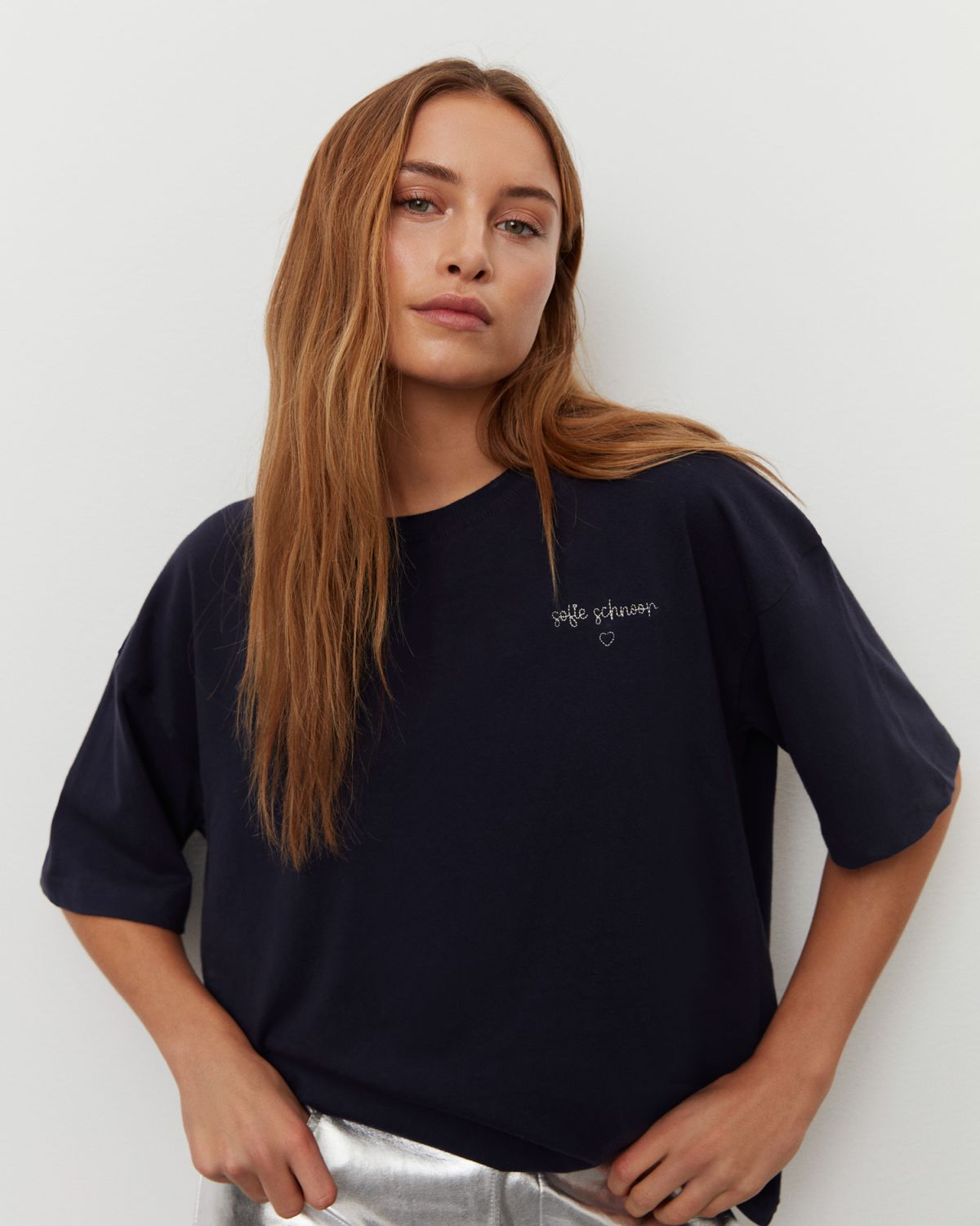 Sofie Schnoor WOMEN VERASW T-SHIRT T-shirt 5111 Navy