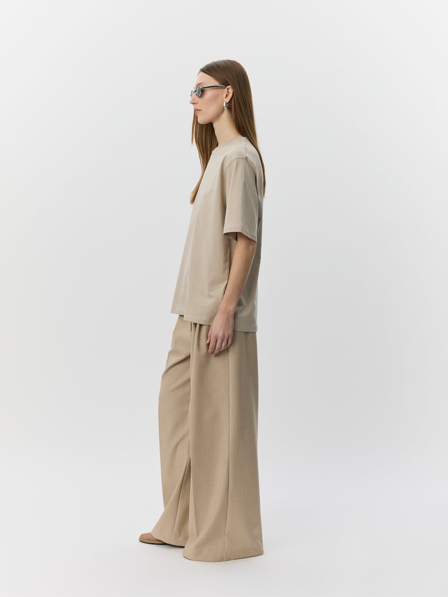 Sofie Schnoor WOMEN VERA BOXY T-SHIRT T-shirt 8058 Feather Gray