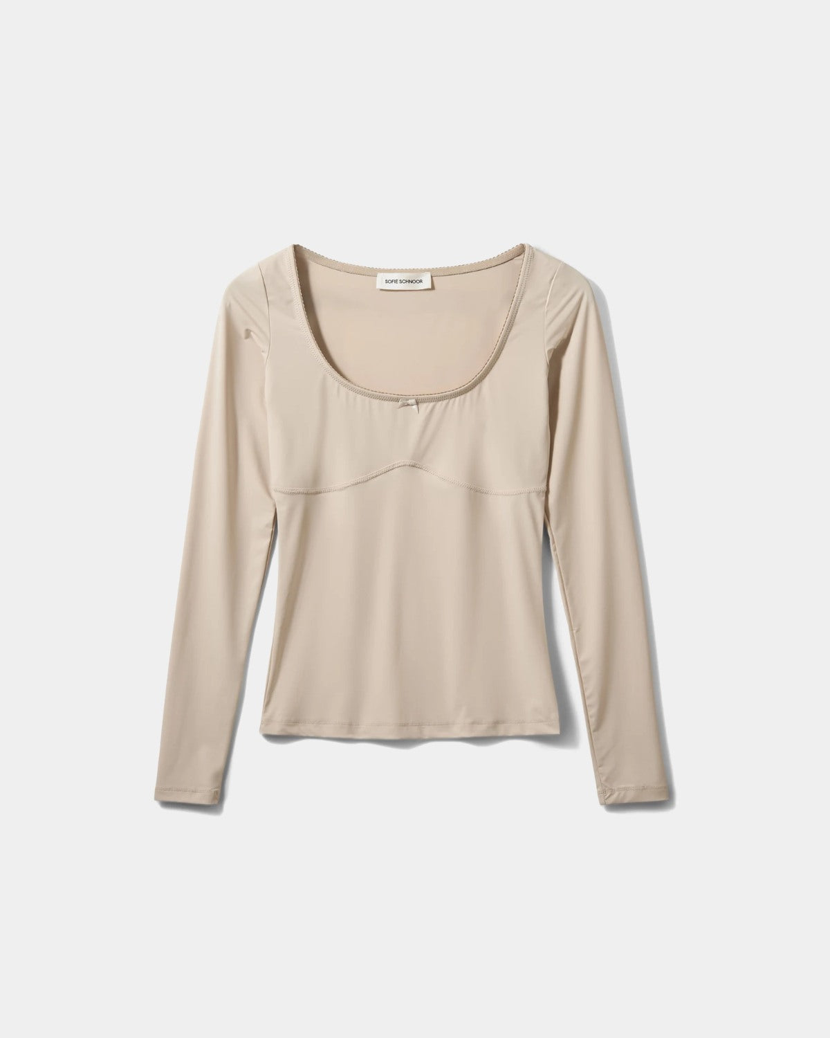 Sofie Schnoor WOMEN VICTORIASW LANGÆRMET T-SHIRT T-shirt lang ærmet 7105 Light Sand