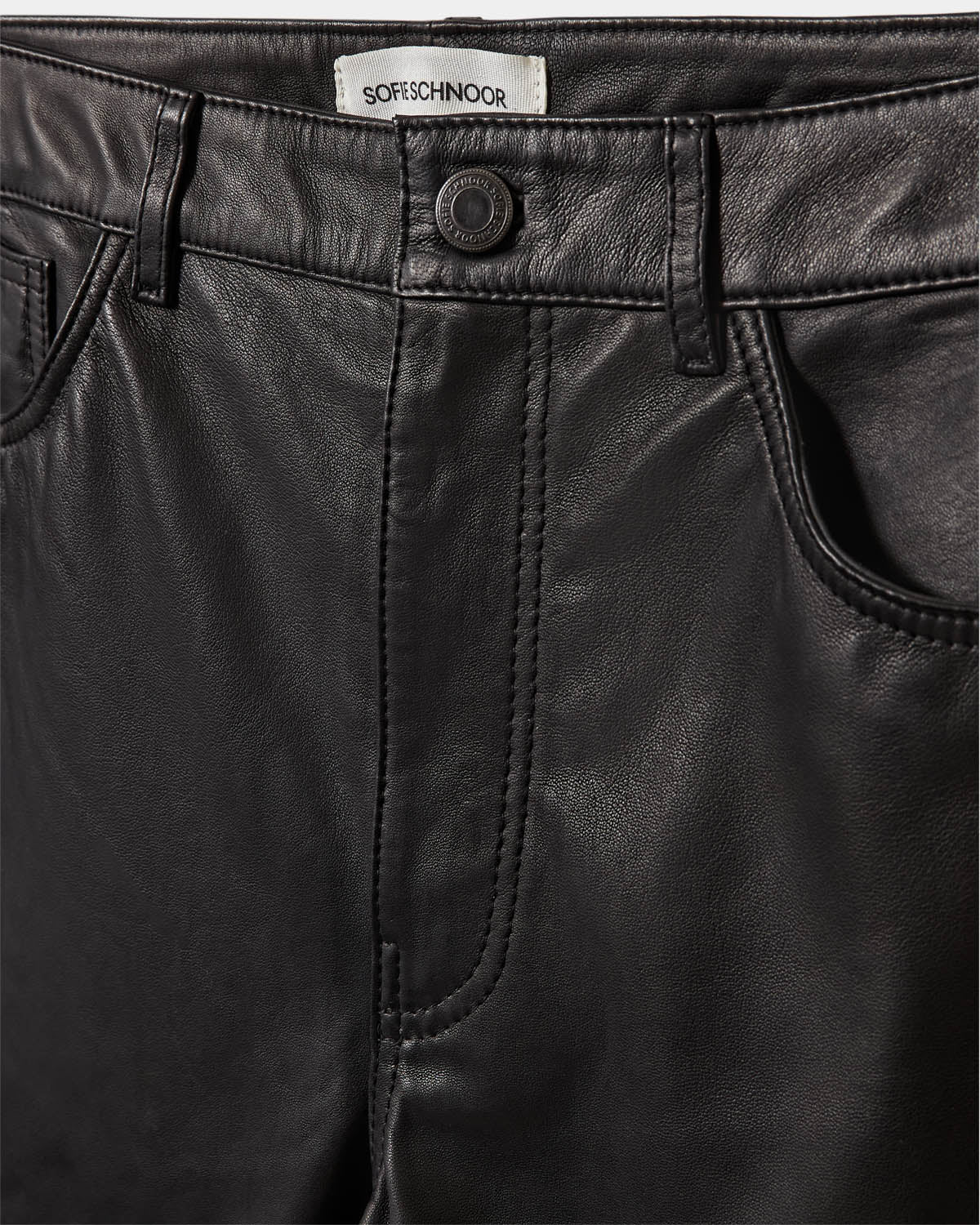 Sofie Schnoor WOMEN VOKESW LEATHER SHORTS Buks 1000 Black