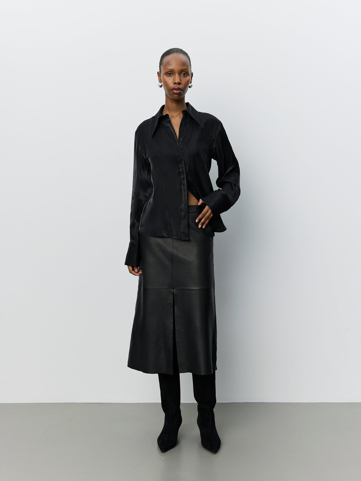 Sofie Schnoor WOMEN WALLYSW FITTED SKJORTE Skjorte 1000 Black