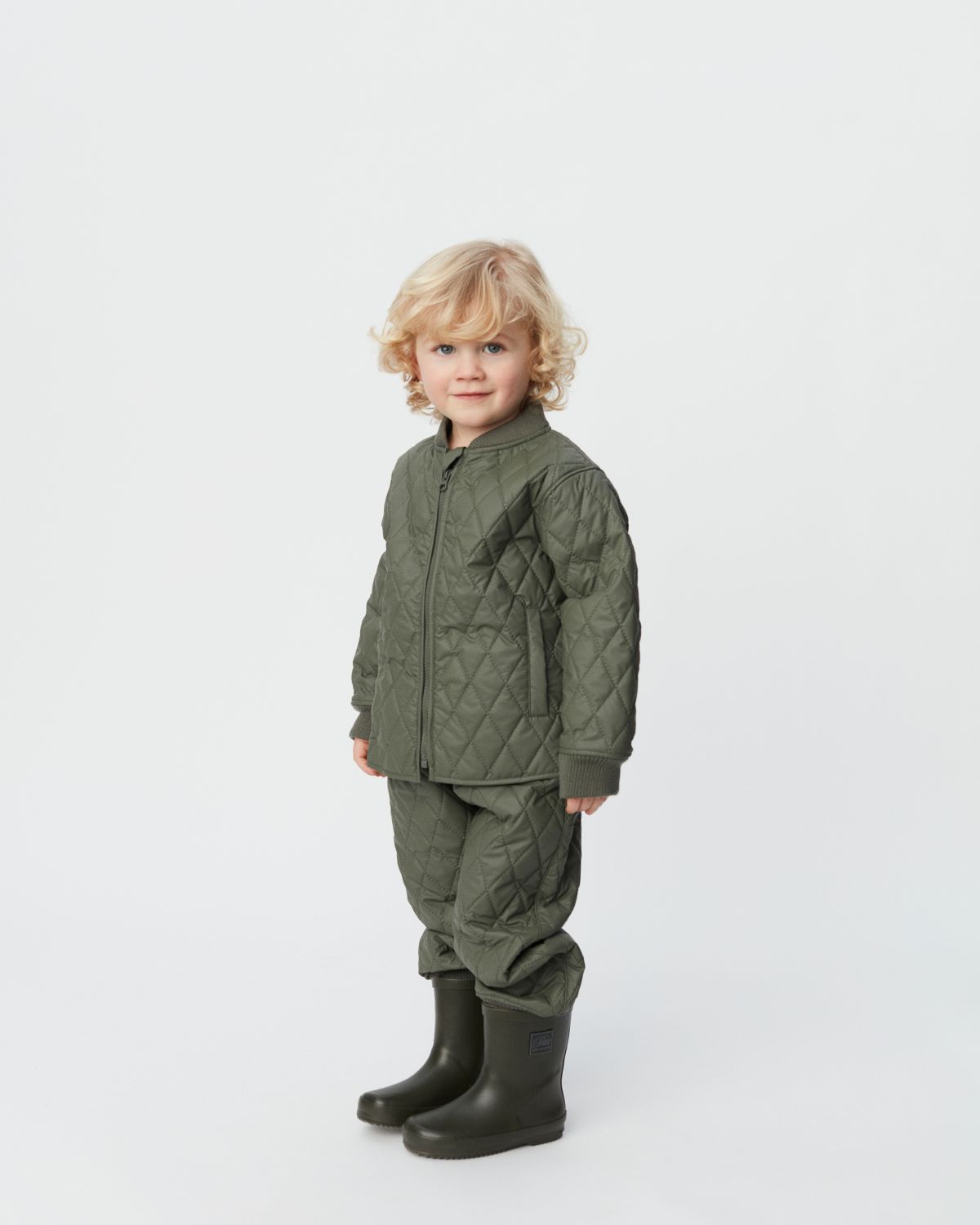 Sofie Schnoor KIDS WILLIAMSK THERMO SET THERMO SET 3061 Army Green