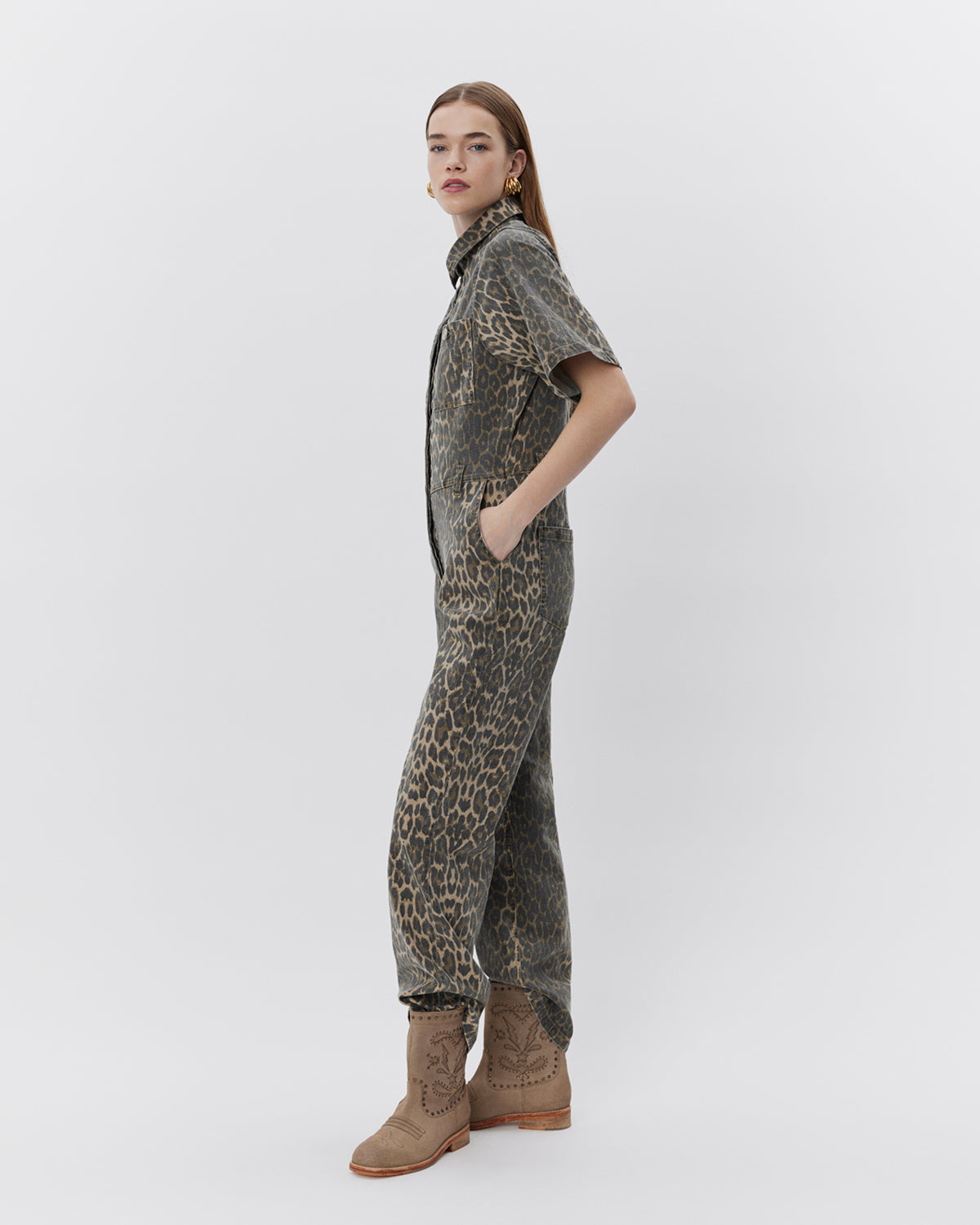 Sofie Schnoor WOMEN WILMASW JUMPSUIT Jumpsuit 9086 Light brown leopard