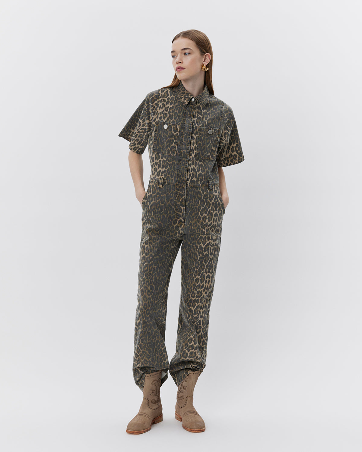 Sofie Schnoor WOMEN WILMASW JUMPSUIT Jumpsuit 9086 Light brown leopard