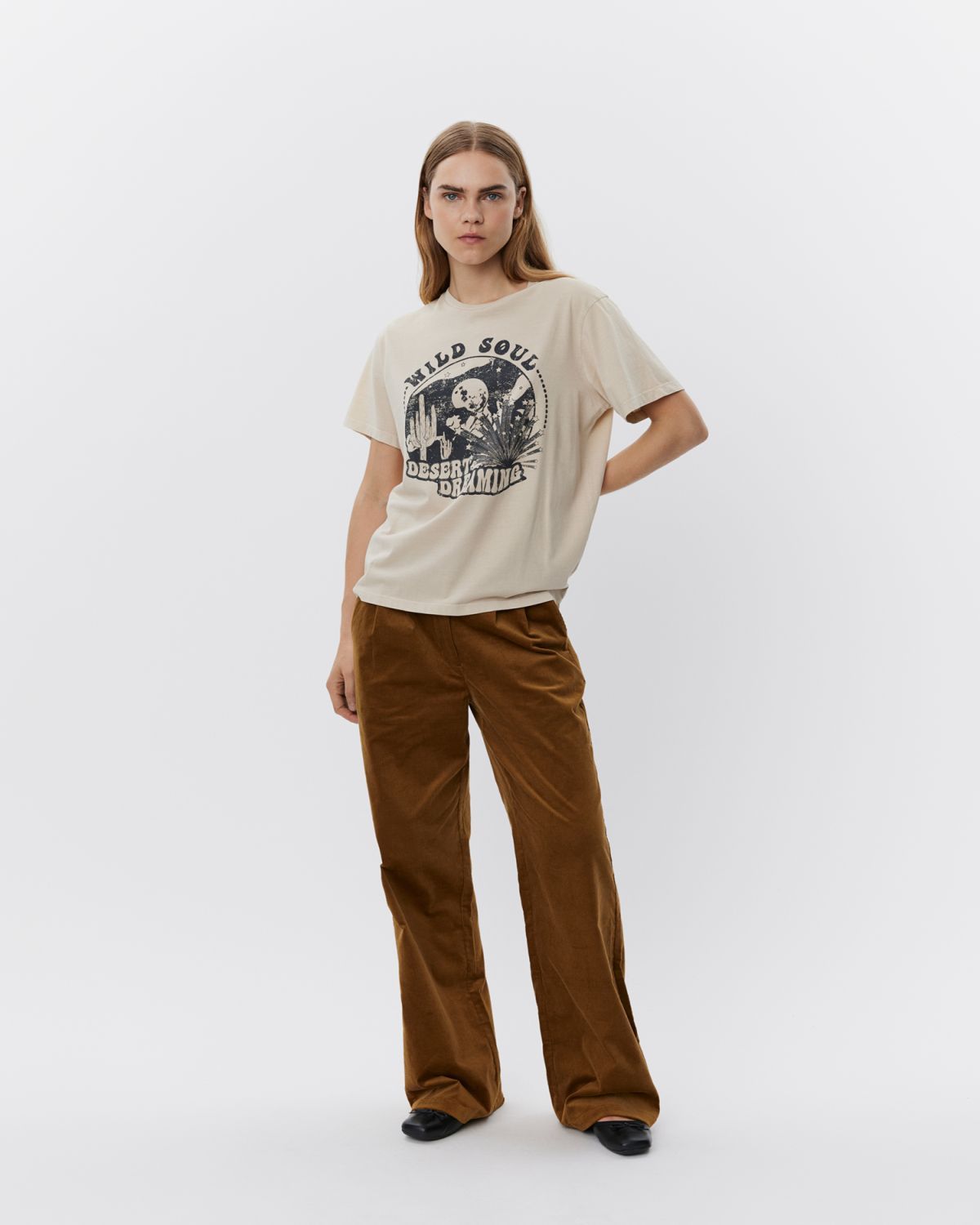 Sofie Schnoor WOMEN ZENASW T-SHIRT T-shirt 7114 Light Sand