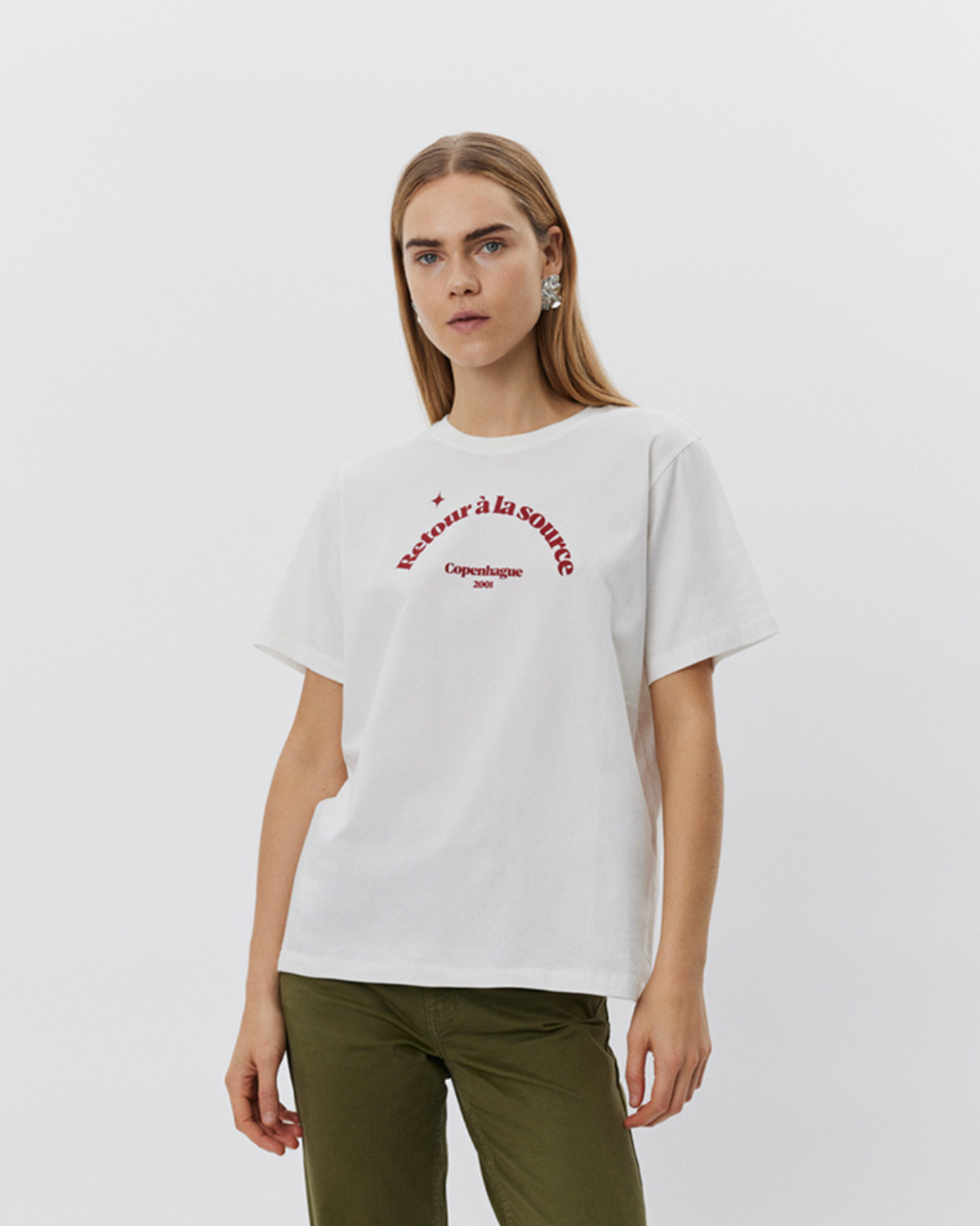 Sofie Schnoor WOMEN ZENASW T-SHIRT T-shirt 0124 Snow white