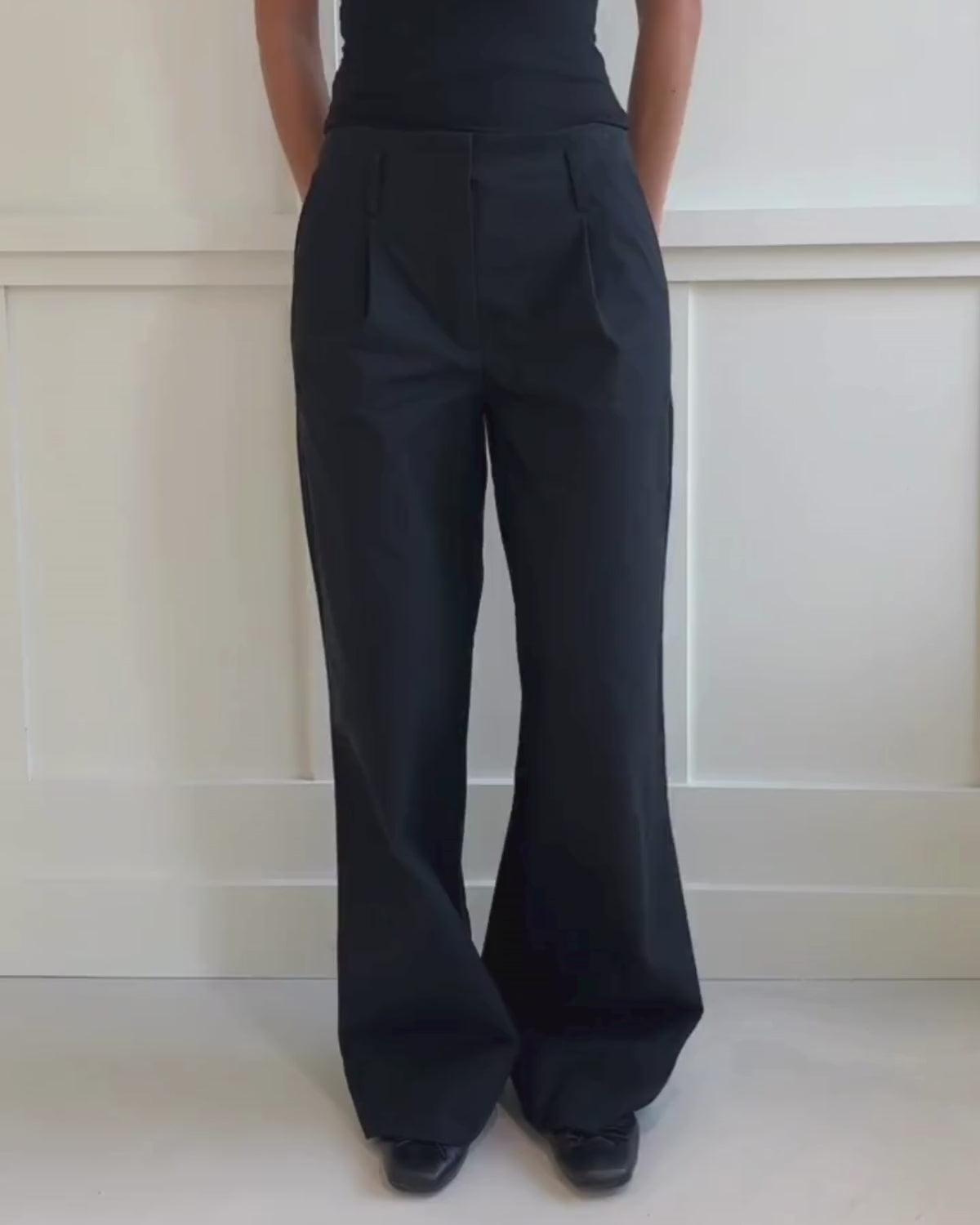 ATHENASW trousers in Black | Trousers for women | SOFIE SCHNOOR