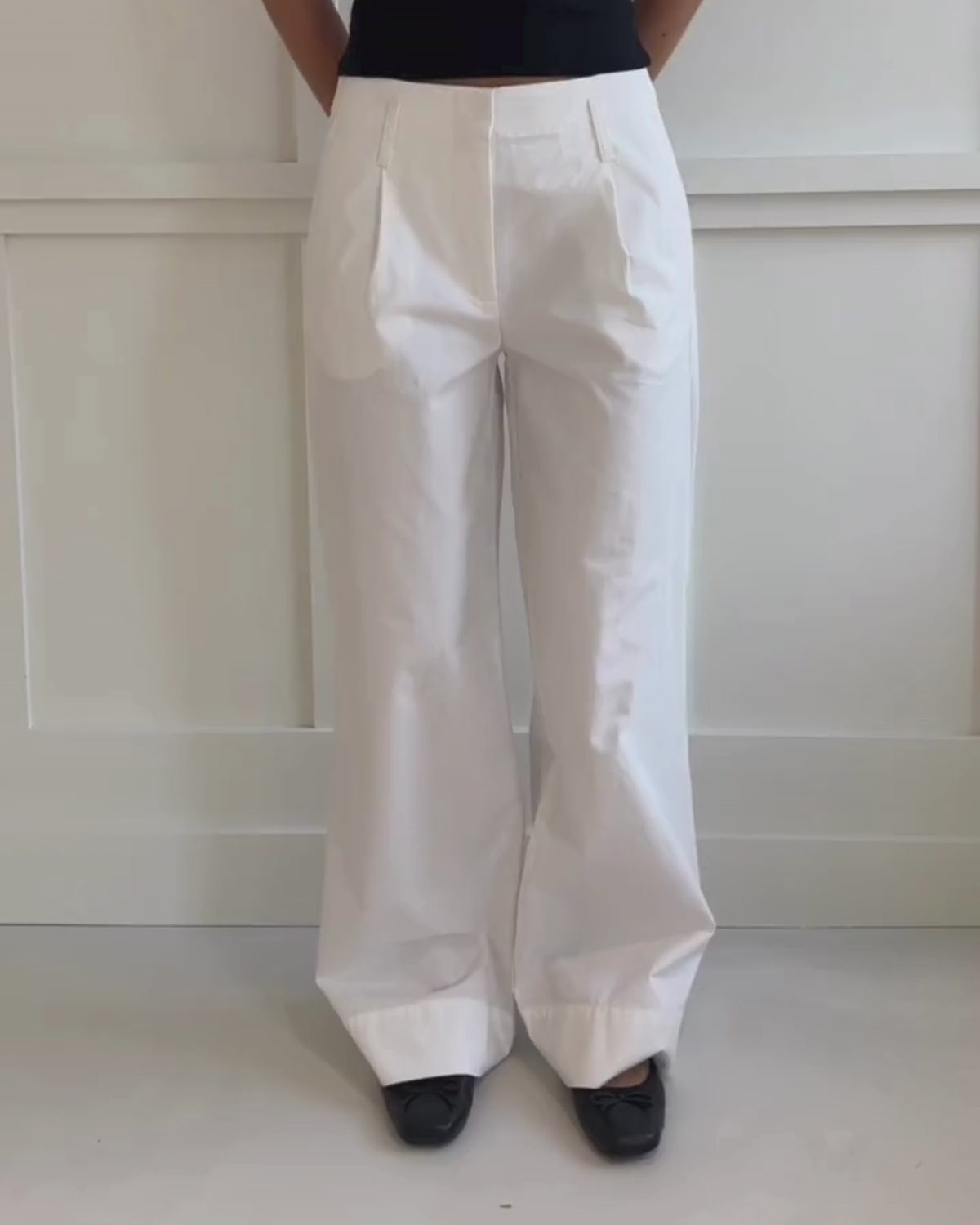 ATHENASW trousers in Off White | Trousers for women | SOFIE SCHNOOR