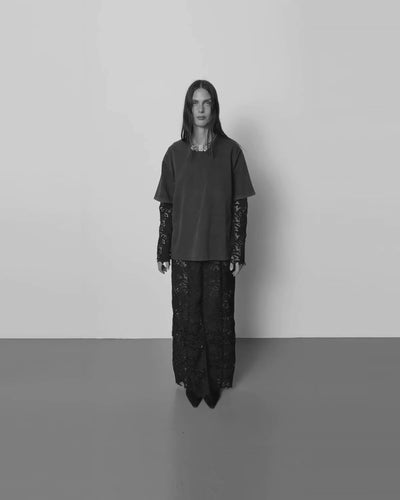 Sofie Schnoor WOMEN ICON 013 - MAESW OVERSIZE T-SHIRT T-shirt 1015 Washed black